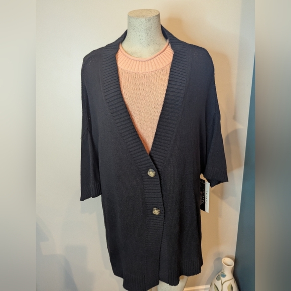 Tribal Sleeveless Cotton Round Neck Sweater Split Hem Coral/Clay Sz 3x NWT - Picture 17 of 17